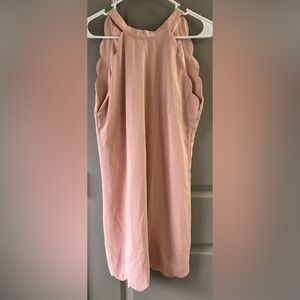 “Saved By The Dress” pink scallop dress